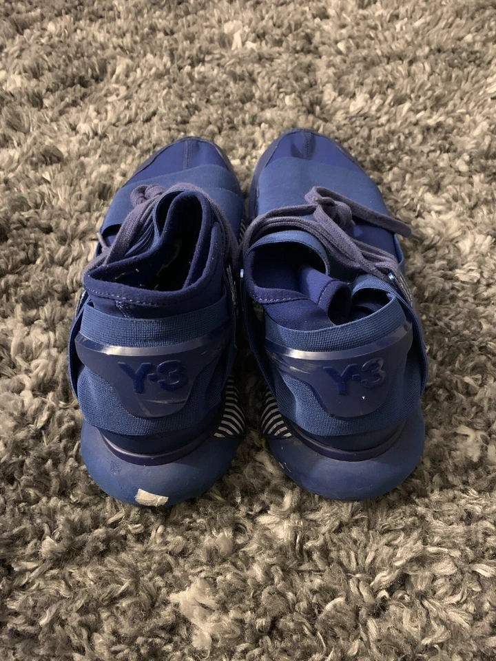 Adidas Y-3 Qasa High Purple Blue Mens Size 8.5 Jordan Yeezy Kanye Yohji Yamamoto - Image 3 of 4
