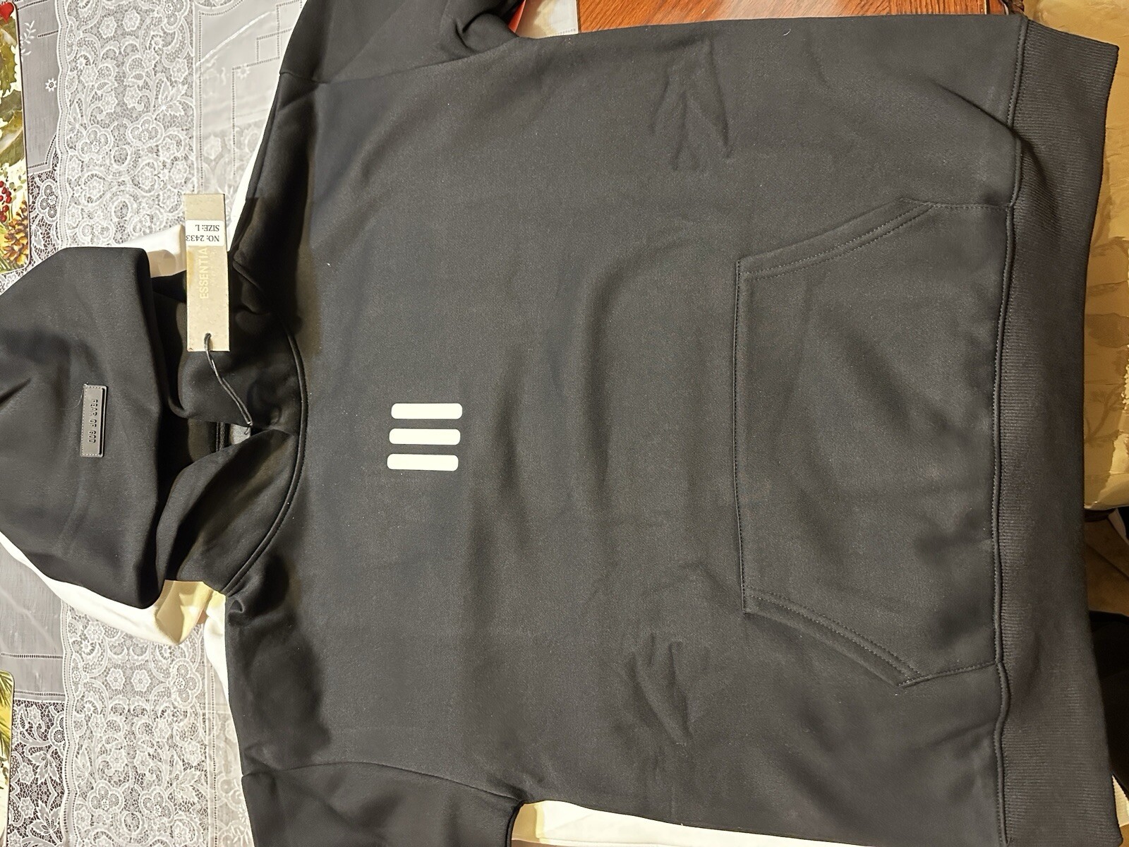 Fear of God 3 Stripe Hoodie Essential Streetwear