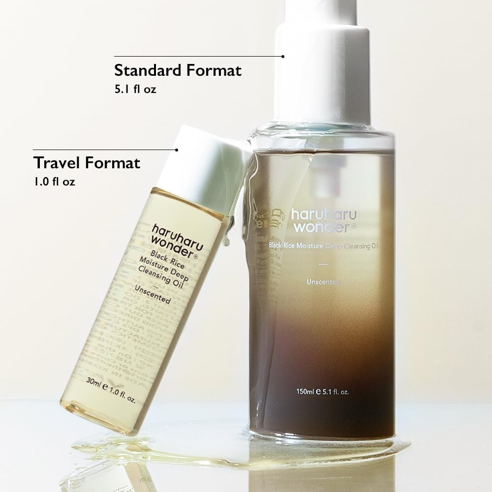HARUHARU Wonder Black Rice Moisture Cleansing Oil 150ml | Korean Facial Cleanser