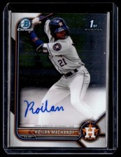 2022 Bowman Chrome Prospect Autograph Roilan Machandy Auto Houston Astros