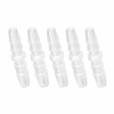 Plastic Hose Barb Fitting 1/4" X 1/4" Barbed Splicer Mender Joint Adapter Union