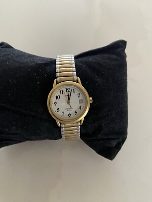 Vintage Timex Indiglo Two-Tone Quartz Watch s-l400.jpg main image 3