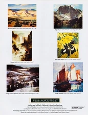 MAYNARD DIXON Jessie Botke Art Gallery Exhibit ~ VINTAGE PRINT AD ~ 2002