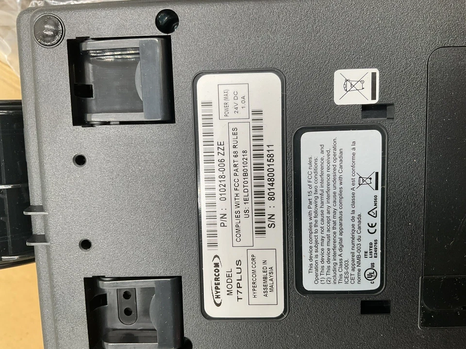 Hypercom T Series Model T7PLUS Credit Card Machine New Open Box - Image 3 of 4