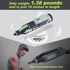 Kit de ferramentas rotativas sem fio WORKPRO 12V 5 velocidades variáveis 114 peças acessórios de troca