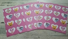 6 pieces of Pooh and friends Scrapbook Paper 4x6 photo mats 383