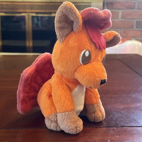 1998 Pokemon Vulpix #33 Beanie Plush KFC Applause Nintendo Stuffed Animal