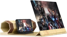 Dizaul M5 12 Screen Magnifier Foldable Phone Stand w 3D Magnifier Projector