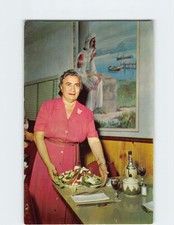 Postcard Scene Is Of Mama Pappas At Tarpon Springs Restaurant Florida USA