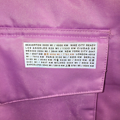 Nike City Down-Fill Parka Jacket Coat Hood Purple Women's M Medium