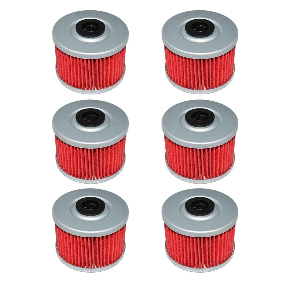 6 filtros de aceite para Kawasaki KX450F KLX450R KLX140L Honda XR250R XR400R XR600R Foto 2 de 3
