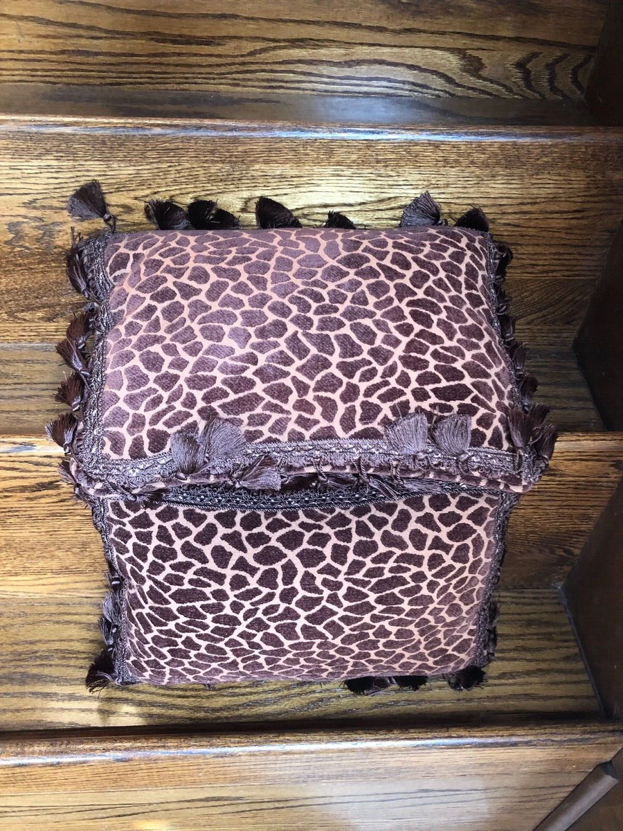 Cheetah print pillows deals