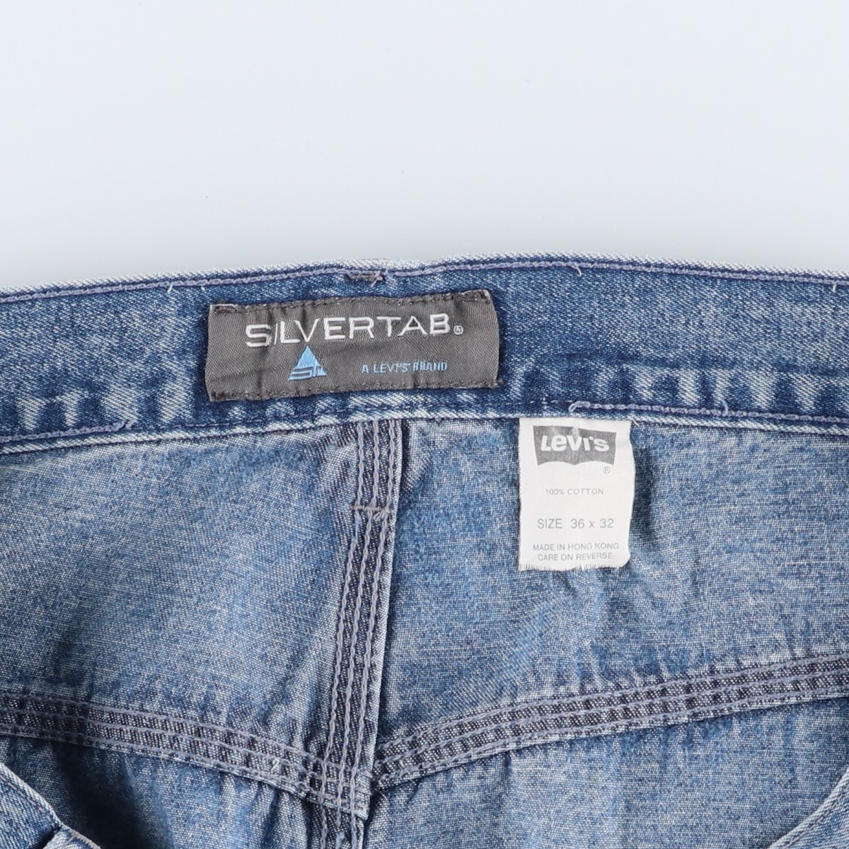 Vintage 90'S-00'S Levi's Silver Tab Denim Painter Pants Men's Size W37 thumbnail 4