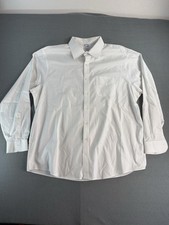 Brooks Brothers Dress Shirt Mens 17.5-35 White Non Iron Stretch Supima Cotton XL