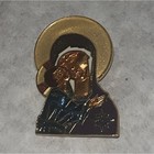 Mary and Baby Jesus Pin by William Spear Enameled Dated 1992 — photo 1