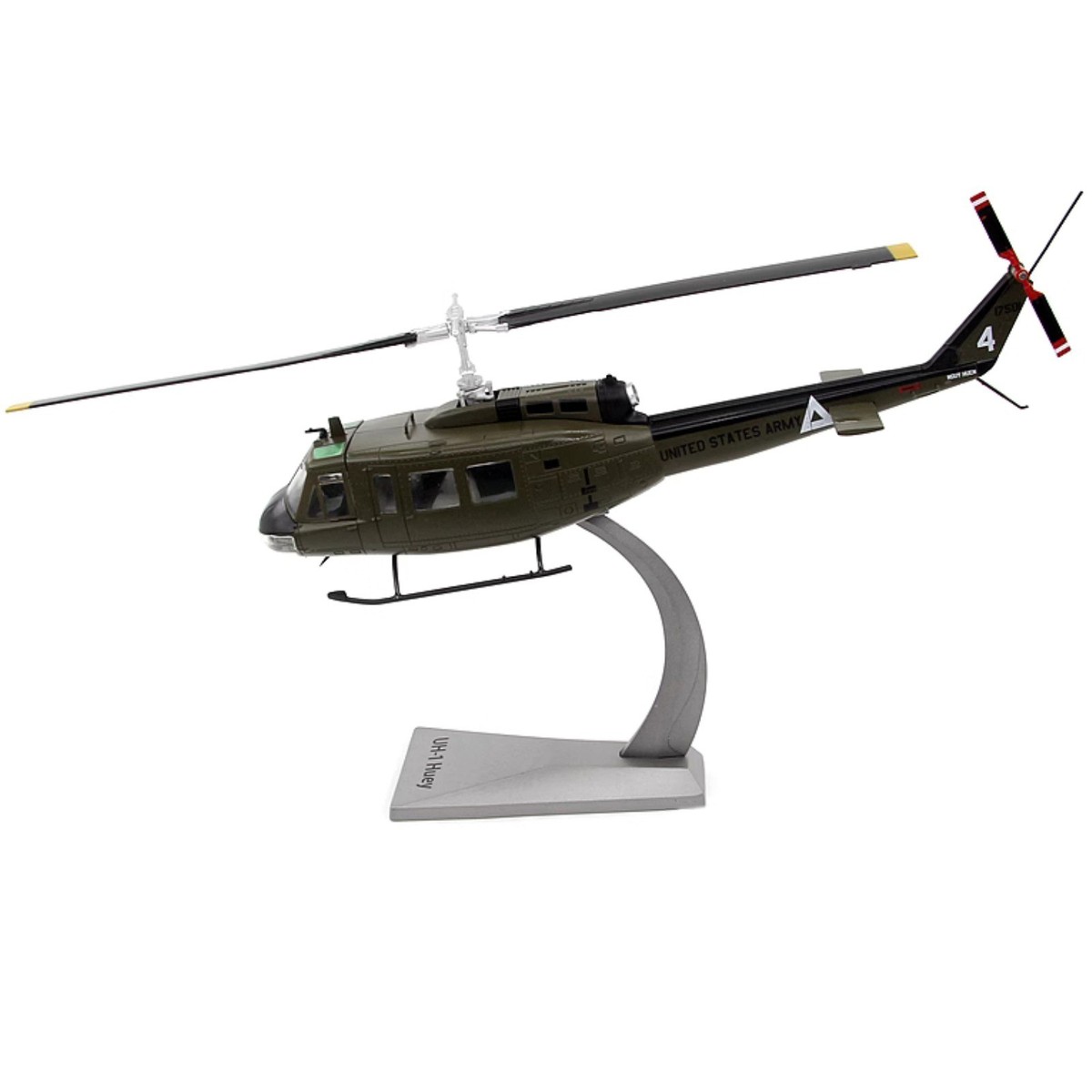 29cm Diecast Alloy 1/48 USA UH-1 Huey Helicopter Aircraft Model
