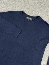 Banana Republic Sweater Mens Small Navy Cashmere Crewneck Pullover Todd  Duncan