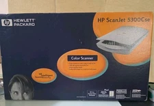 HP Scanjet Flatbed 5300 Color Scanner Copy Fax Email Network New Sealed