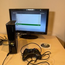 Microsoft Xbox 360 S Console Black 250GB with Controller & Call of Duty Game