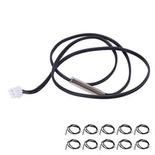 10Pcs 50cm Thermistor Thermistor Temperature Waterproof Probe Wire