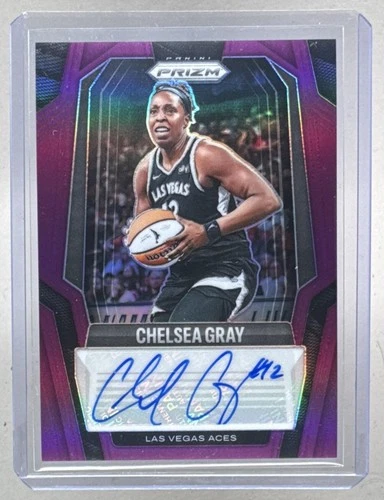 Chelsea Gray 2025 Panini WNBA Prizm #SG-CG Purple Signatures Auto /49