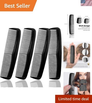 Hair Care 4-Pack Comb - Not Breakable - mens comb/fine tooth comb/peines para...