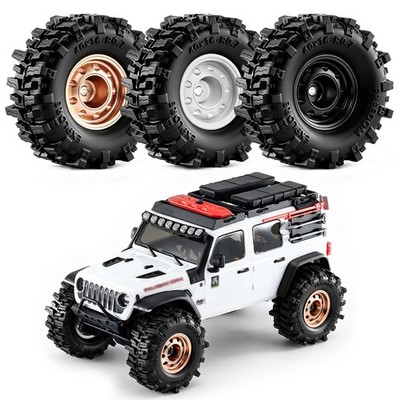 0.7in Rock-Claw-Reifen Felgen für SCX30 Bronco Wrangler K10 Crawler 1/30 4pcs