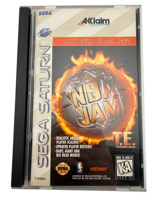 Saturn - NBA Jam T.E. Tournament Edition Sega Saturn, 1995 Complete CIB