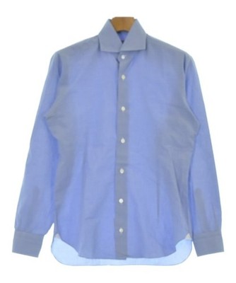 BARBA DANDYLIFE Dress Shirts Blue(Patterned) 38(Approx. S) 2200672972119
