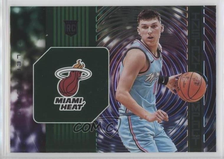 2019-20 Panini Illusions Instant Impact Emerald Tyler Herro #9 Rookie RC 13u1
