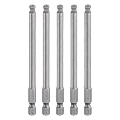 5-teiliger Kugelkopf-Hex-Schraubendreher 5mm H5.0 1/4'' 4''