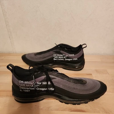 Nike Off-White x Air Max 97 Black for Sale | Authenticity