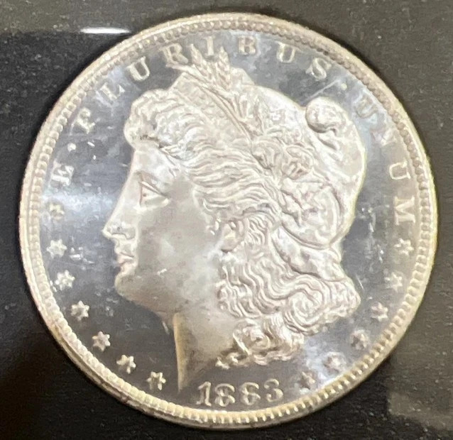 Uncirculated MS 65 Graded 1883 Year Morgan US Dollars (1878-1921