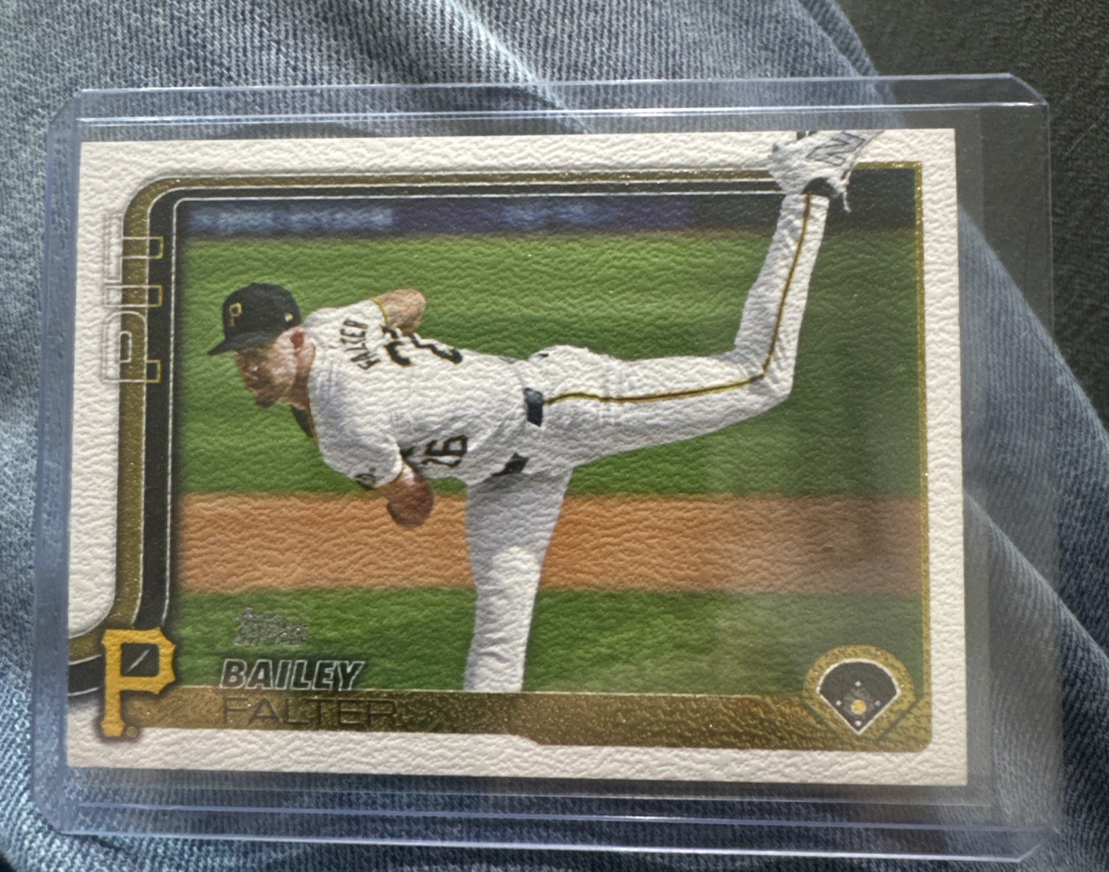 2025 Topps S2 Bailey Falter Canvas SSP 39/50 Gold Pirates Royals Ace 