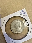 1964-D Silver Washington Quarter Circulated Coin 90% silver below melt value