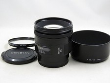 Minolta AF 85mm F1.4 Lens Sony A Mount with Filter Hood Excellent