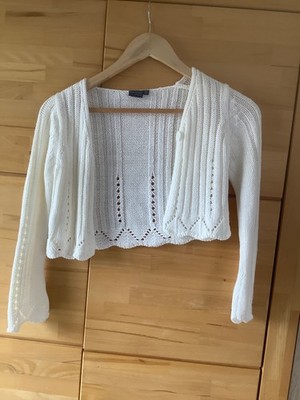 Blue Seven Girls, Bolero, Größe: XS, Weiß , Einfarbig, Damen 