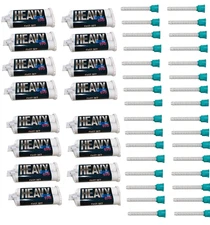 Dental Impression Material  Heavy Body Fast Set (16 Cartridge & 32 Tips) PVS