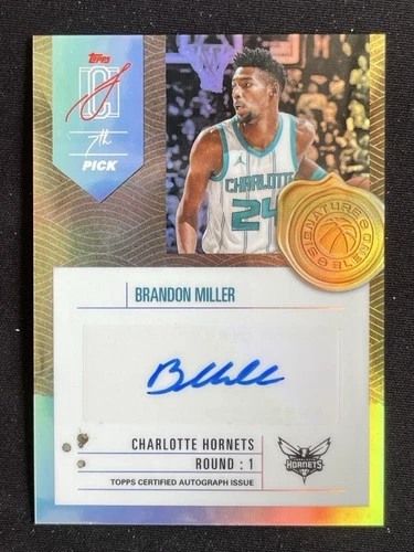 2025 Topps Signature Brandon Miller Base (RAW)