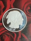 1  OUNCE .999 FINE SILVER ASAHI BUFFALO ROUND INDIAN HEAD PROOF LIKE