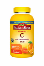 Nature Made Vitamin C 500 mg Gummies, 180 Ct, Immune Support Dietary Supplement