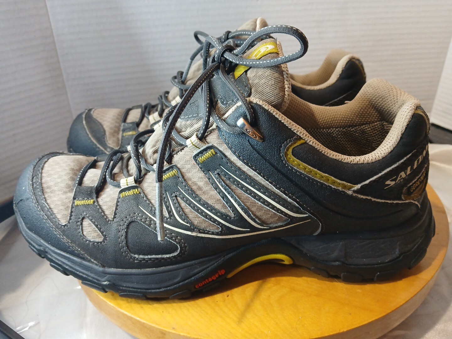 Scarpe Salomon Ellipse escursionismo donna taglia 7 308937 basse stringate Gore Tex