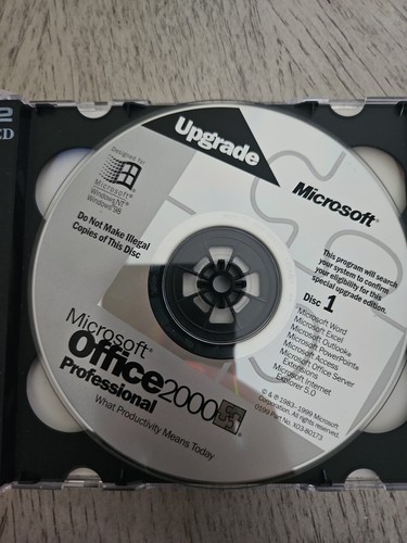 Microsoft Office 2000 Professional with Product Key - Picture 3 of 4