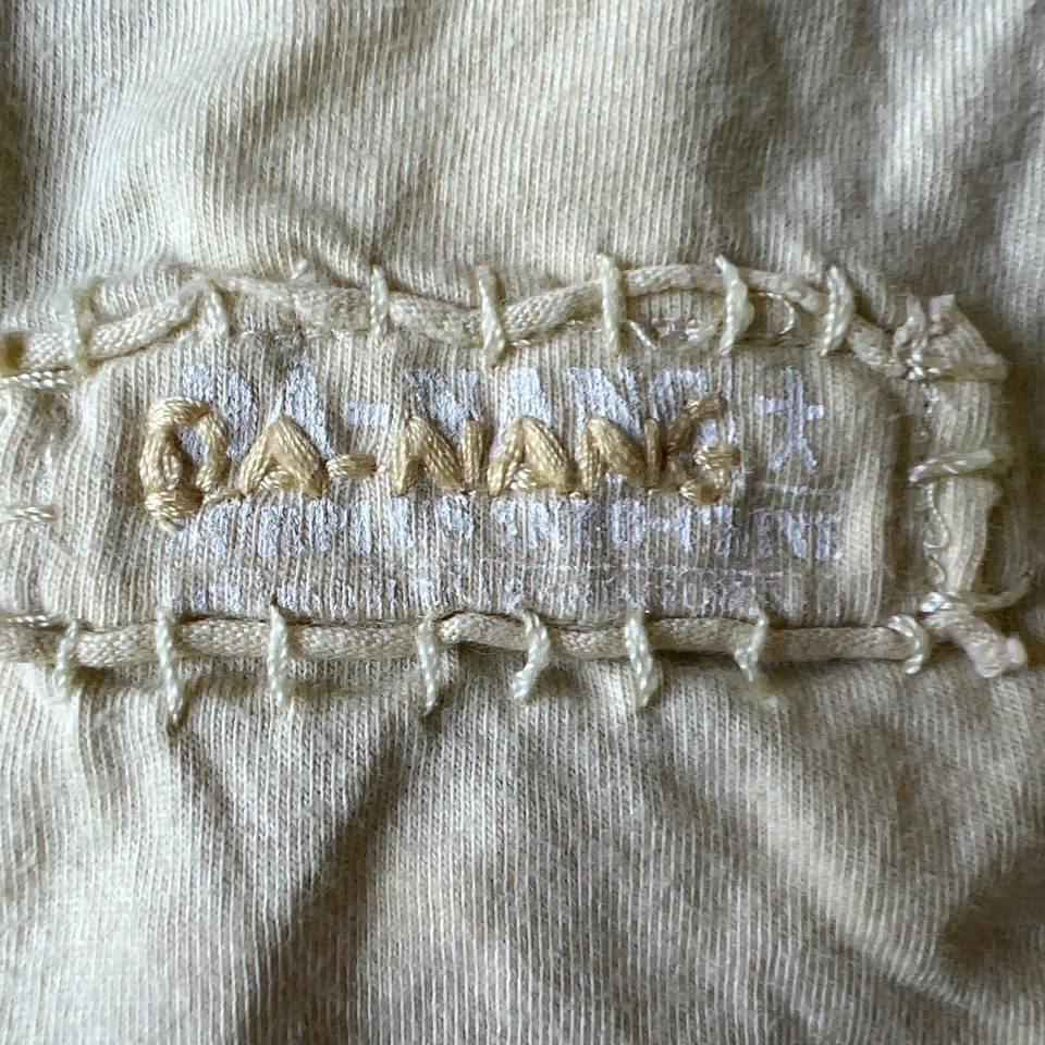 Regata Da-Nang Meninas M Algodão Amarela com Flores Bordadas Multicoloridas - Imagem 4 de 4