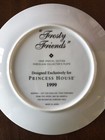 1999 Princess House Christmas Plate "Frosty Friends" — photo 3