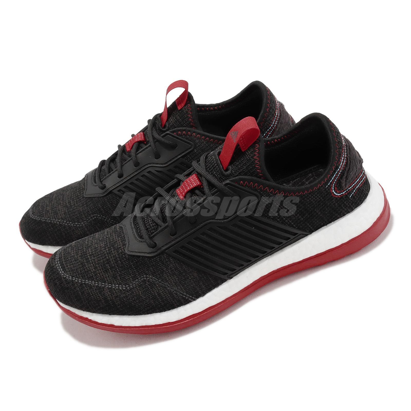Adidas ZG Boost Lunar New Year черные, белые, красные мужские кроссовки унисекс IE4225