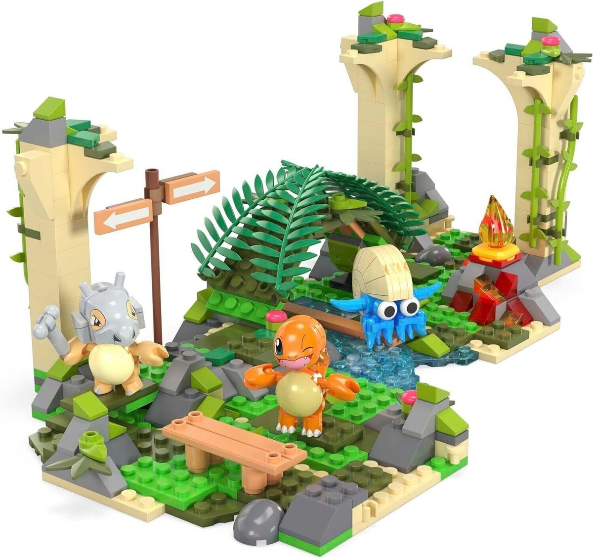 ポケモン - manu Mega Pokemon Jungle Ruines Construction Set Cubone