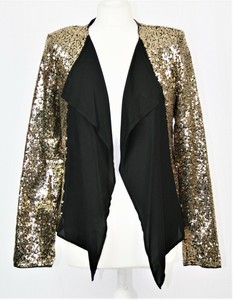black and gold sequin jacket