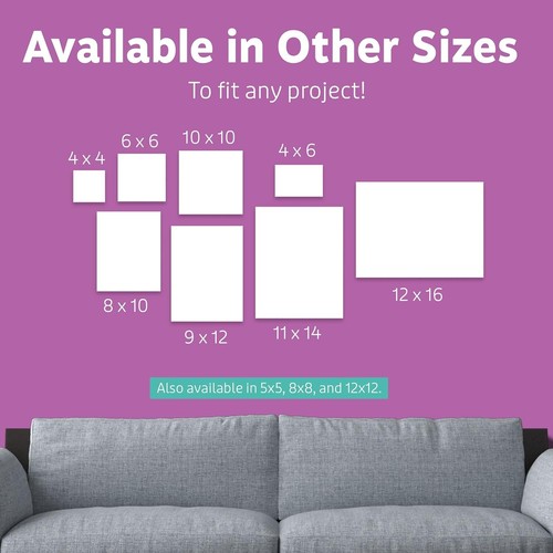 Quality 12x16 Inch Blank Painting Boards - Set of 12 - Oil, Acrylic & Watercolor - Picture 11 of 11