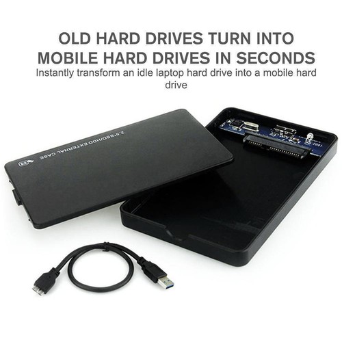 2,5-Zoll-SATA-USB-3.0-Festplattenlaufwerk, HDD, SS-D-Gehäuse, Laptopg TS Q D4P6 - Photo 6/11